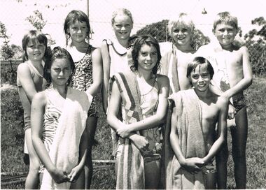 Photograph - BERT GRAHAM COLLECTION: EIGHT SWIMMERS, 1973