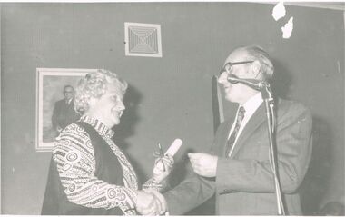 Photograph - BERT GRAHAM COLLECTION: PRESENTATION