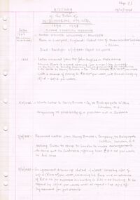 Document - IAN DYETT COLLECTION: HISTORY OF THE FIRM OF W. D. MASON PTY. LTD 1894 - 1998