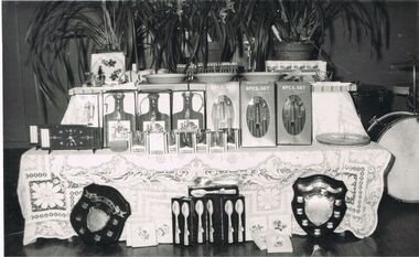 Photograph - BERT GRAHAM COLLECTION: TROPHIES, 18/10/1969