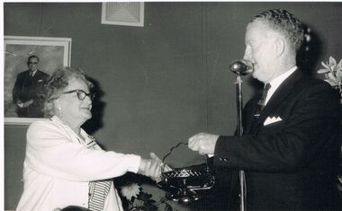 Photograph - BERT GRAHAM COLLECTION: PRESENTATION NIGHT