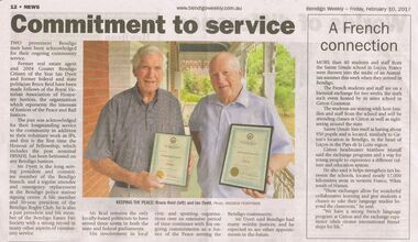 Newspaper - IAN DYETT COLLECTION: AWARDS