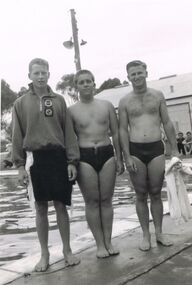 Photograph - BERT GRAHAM COLLECTION: THREE SWIMMERS