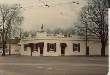 Photograph - BENDIGO HOTEL COLLECTION:  NATIONAL HOTEL, HIGH STREET, BENDIGO