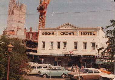 Photograph - BENDIGO HOTEL COLLECTION:  BECK'S CROWN HOTEL, HARGREAVES STREET, BENDIGO