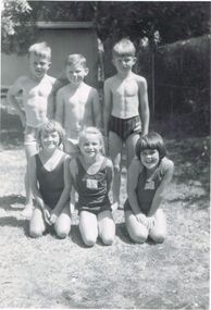 Photograph - BERT GRAHAM COLLECTION: SIX YOUNG SWIMMERS
