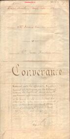 Document - JOHANSON COLLECTION: CONVEYANCE JAMES PENISTAN TO ANNE PENISTAN