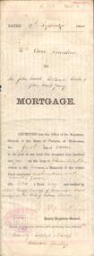 Document - JOHANSON COLLECTION: MORTGAGE PENISTAN TO SIR JOHN QUICK, WILLIAM BEEBE & JOHN YOUNG