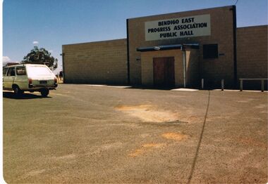 Photograph - BERT GRAHAM COLLECTION: BENDIGO EAST ASSOCIATION HALL