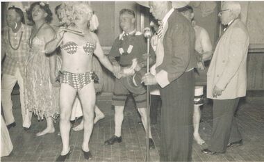 Photograph - BERT GRAHAM COLLECTION: MEN DRESSED IN COSTUMES