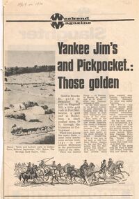 Newspaper - HISTORY OF GOLD DISCOVERY IN VICTORIA, 20th November, 1970