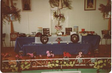 Photograph - BERT GRAHAM COLLECTION: TABLE WITH TROPHIES