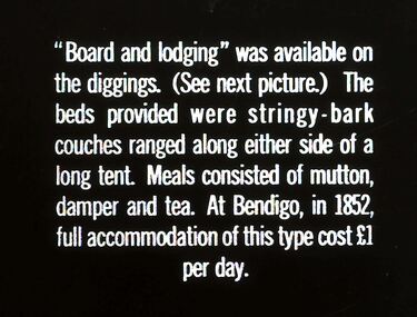 Slide - DIGGERS & MINING. STORES AT THE DIGGINGS, c1852
