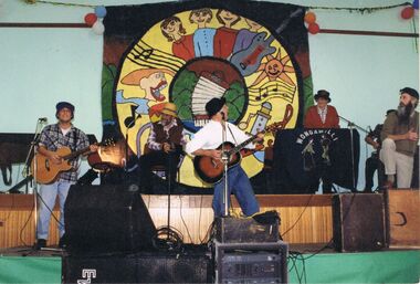 Photograph - PETER ELLIS COLLECTION: BAND ON STAGE