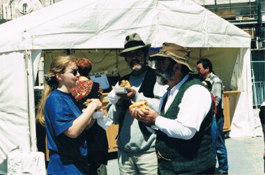 Photograph - PETER ELLIS COLLECTION: PEOPLE EATING