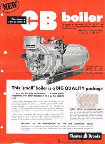 Document - CLEAVER BROOKS SELF CONTAINED BOILERS