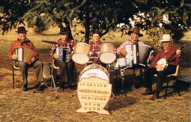 Photograph - PETER ELLIS COLLECTION: ST ARNAUD MERRYMAKERS OLD TIME BUSH BAND