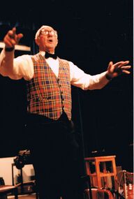 Photograph - PETER ELLIS COLLECTION: MAN CONDUCTING BAND
