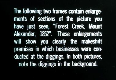 Slide - DIGGERS & MINING. STORES AT THE DIGGINGS, c1852