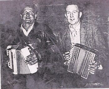 Photograph - PETER ELLIS COLLECTION: MEN PLAYING ACCORDIONS