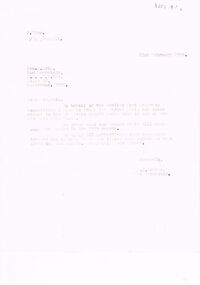 Document - BERT GRAHAM COLLECTION: BENDIGO EAST PROGRESS ASSOCIATION, 3/11/1989 - 22/2/1994