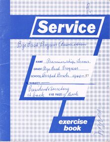 Document - BERT GRAHAM COLLECTION: BENDIGO EAST PROGRESS CARPET BOWLS ASSOCIATION, 1949 - 1997