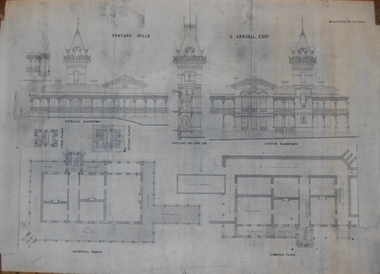 Plan - MARKS COLLECTION: PLAN OF FORTUNA VILLA