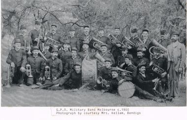 Photograph - PETER ELLIS COLLECTION: GPO MILITARY BAND
