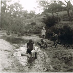 Photograph - PETER ELLIS COLLECTION: GROUP OF YOUNG MEN