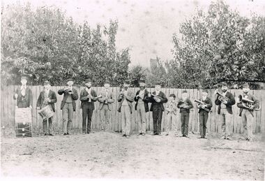 Photograph - PETER ELLIS COLLECTION: GROUP OF MEN AND BOYS
