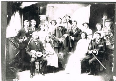Photograph - PETER ELLIS COLLECTION: VOGT FAMILY BAND