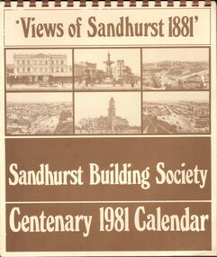 Document - SANDHURST BUILDING SOCIETY CENTENARY 1981 CALENDAR