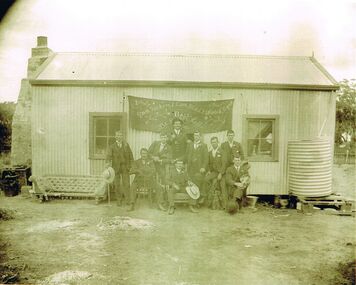 Photograph - PETER ELLIS COLLECTION: GROUP OF MEN