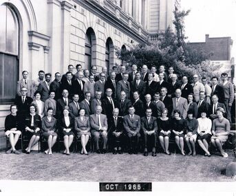 Photograph - PETER ELLIS COLLECTION: GROUP PHOTO, October, 1965