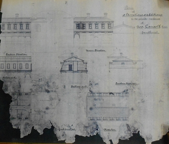 Document - MARKS COLLECTION: PLAN FOR ALTERATIONS AND ADDITIONS TO FORTUNA