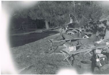 Photograph - PETER ELLIS COLLECTION: CAMPSITE AT STUART MILL 1966, March, 1966