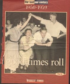 Newspaper - PETER ELLIS COLLECTION: OUR LAND OUR CENTURY, 20th  October, 1999