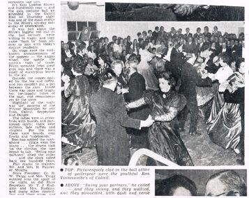 Newspaper - PETER ELLIS COLLECTION: PHOTO OF PEOPLE DANCING