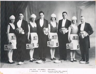 Photograph - PETER ELLIS COLLECTION: PHOTO OF GROUP OF MEN AND WOMEN