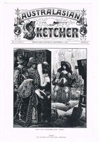 Newspaper - PETER ELLIS COLLECTION: AUSTRALASIAN SKETCHER 1877, 1st September, 1877