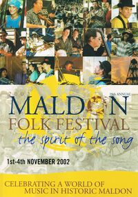 Magazine - PETER ELLIS COLLECTION: MALDON FOLK FESTIVAL