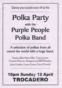 Document - PETER ELLIS COLLECTION: PURPLE PEOPLE POLKA BAND