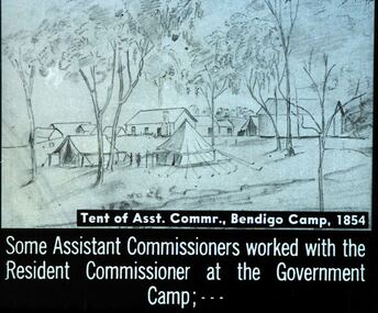 Slide - DIGGERS & MINING. THE GOLD LICENCE, c1954