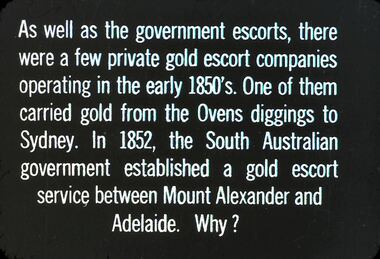 Slide - DIGGERS & MINING. THE GOLD LICENCE, c1850s