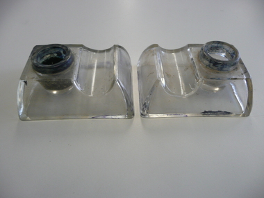 Functional object - 2 GLASS INKWELLS