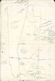 Map - PETER ELLIS COLLECTION: MAP AREA AROUND MITIAMO