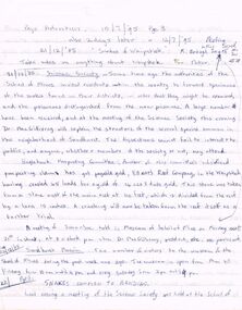 Document - PETER ELLIS COLLECTION: NOTES FROM BENDIGO ADVERTISER