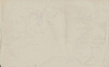 Document - PETER ELLIS COLLECTION: SKETCH OF THE BARFOLD GORGE