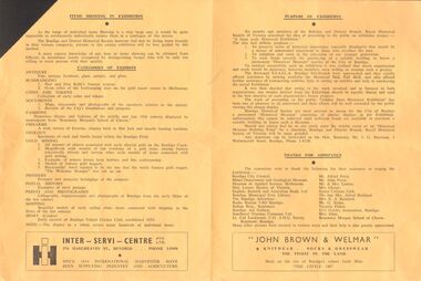 Document - ROYAL HISTORICAL SOCIETY OF VICTORIA BENDIGO BRANCH GOLDEN DAYS EXHIBITION OFFICIAL BADGE, 1960
