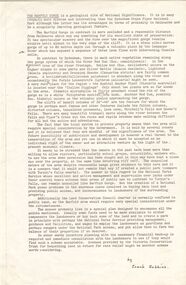 Document - PETER ELLIS COLLECTION: INFORMATION ON THE BARFOLD GORGE